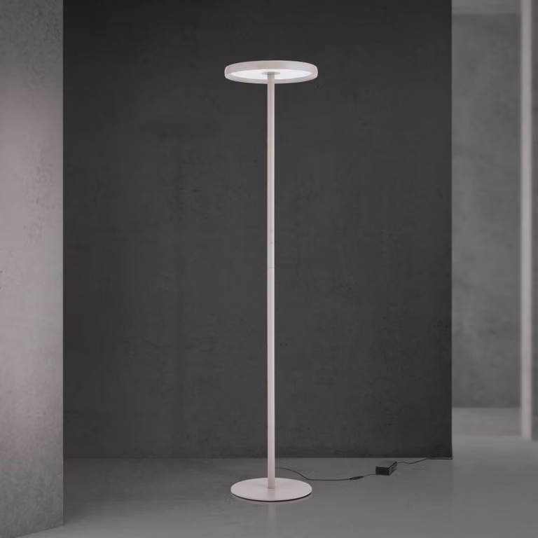 ORION Lampada da terra con luce lettura KANT, dimmerabile, Verde, Soggiorno / Sala da pranzo, Moderno, Lampada da terra