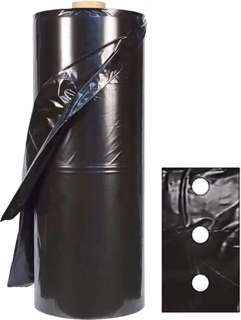 Telo pacciamatura nero ESTO per orto e giardino, Larghezza: 100 cm, Lunghezza: 1000 m – 1