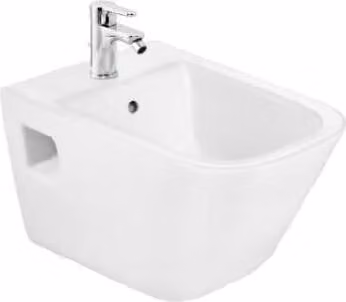 Roca The Gap - Bidet sospeso, con sfioratore, foro per rubinetto, bianco A357475000