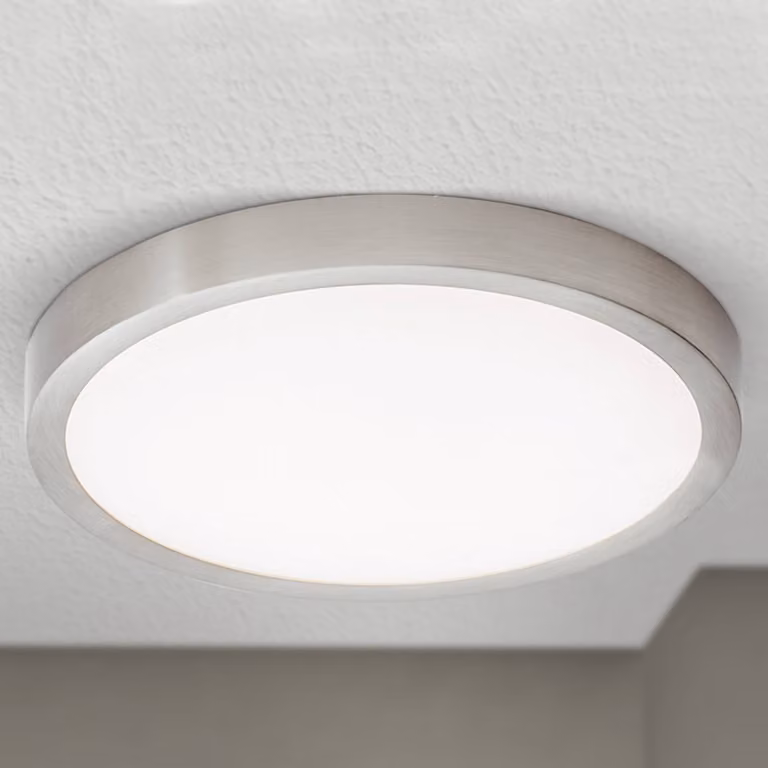 ORION Plafoniera a LED Vika, Alluminio / Grigio / Zincato, Soggiorno / Sala da pranzo, Alluminio, Moderno, Plafoniera LED