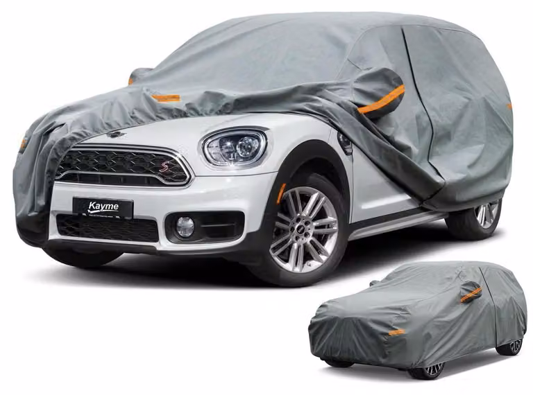 Copertura per auto SUV, impermeabile e traspirante, colore grigio, adatta a veicoli fino a 460 cm