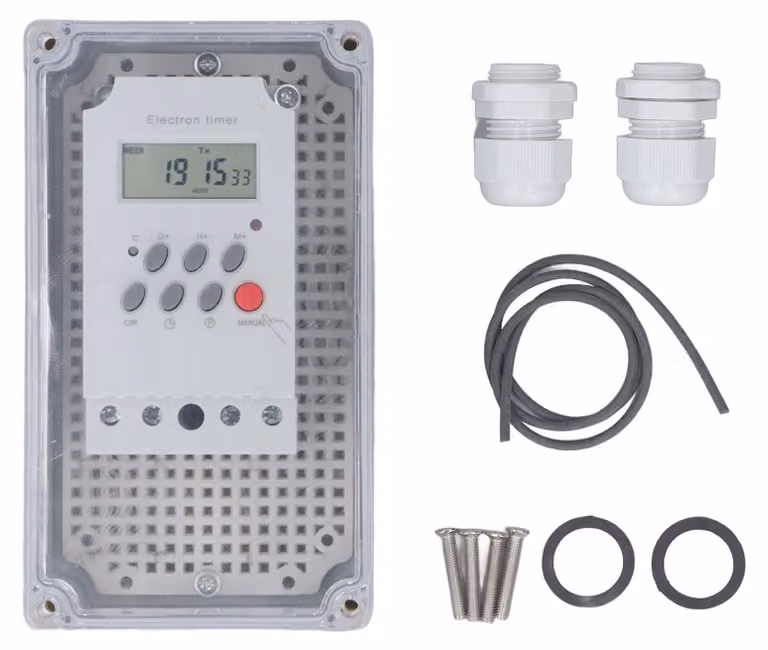 Timer per pompe da piscina, centralina digitale impermeabile, timer programmabile per riscaldamento, motore per spa, CA 220 V