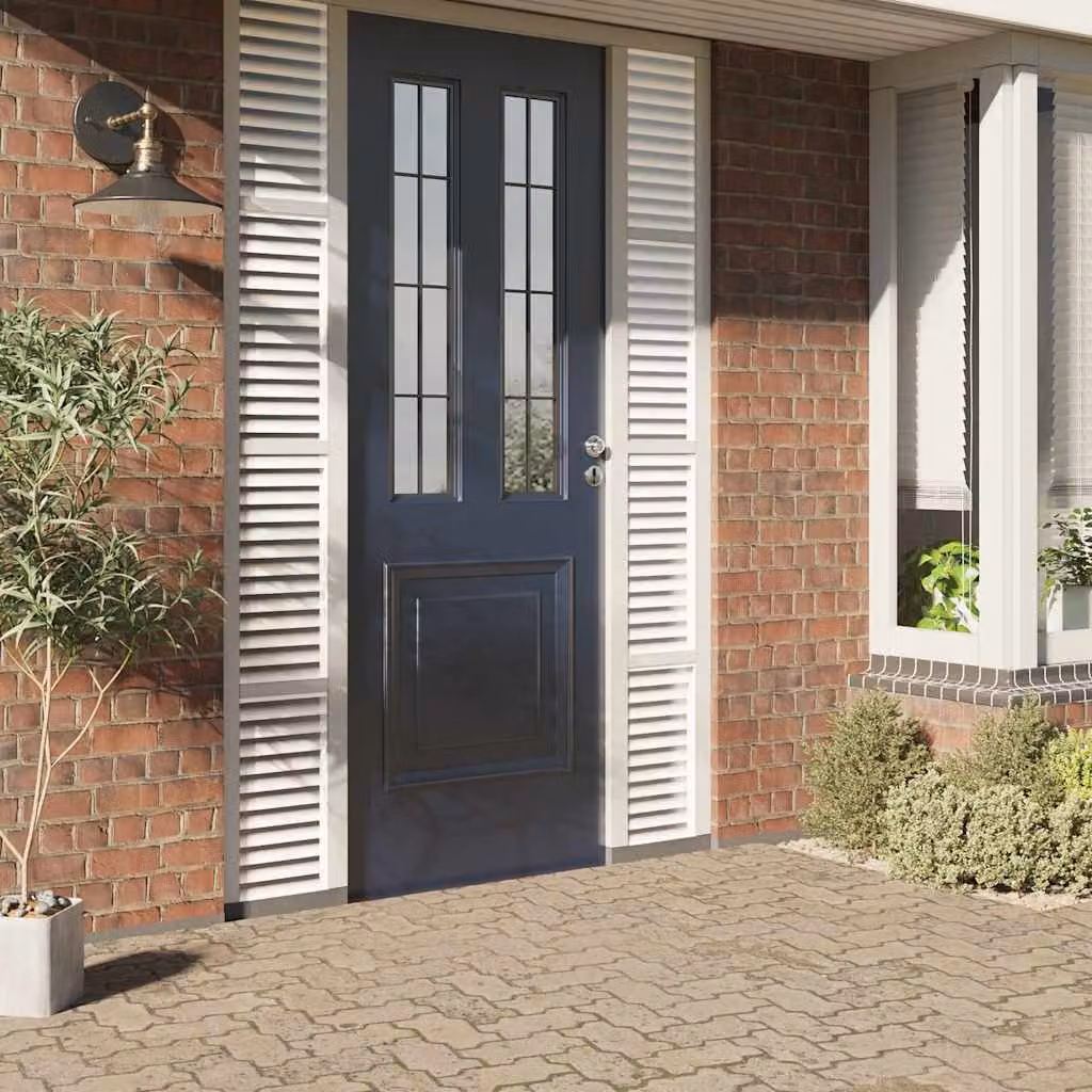 vidaXL Pellicola per Finestra Smerigliata Motivo a Righe 90x500 cm PVC