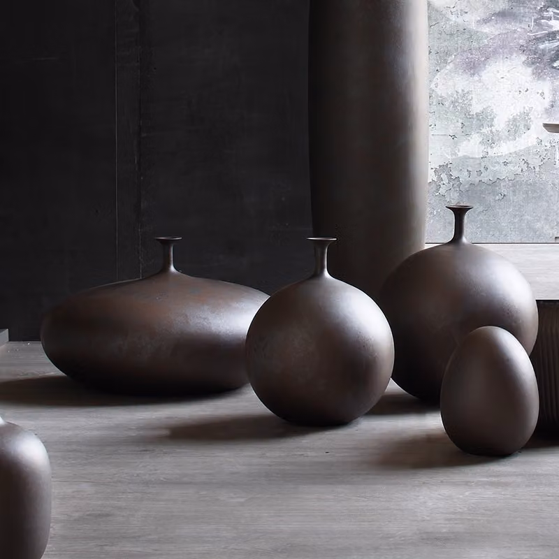 Vasi in ceramica Metallic Collection Adriani e Rossi