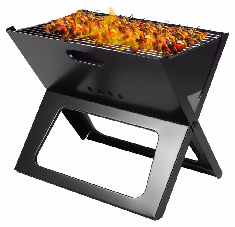 Faltgrill: Griglia pieghevole, ideale per campeggio e viaggi