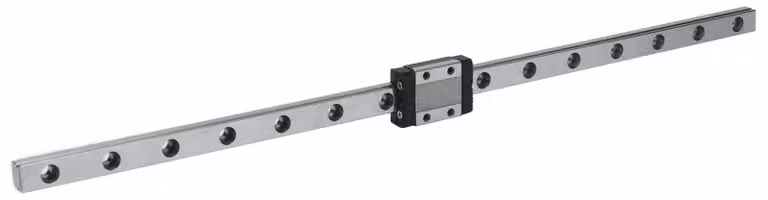 Guida lineare MGN9 con cuscinetto a blocco scorrevole e cursore in acciaio per dispositivi di automazione di macchine CNC 300 mm