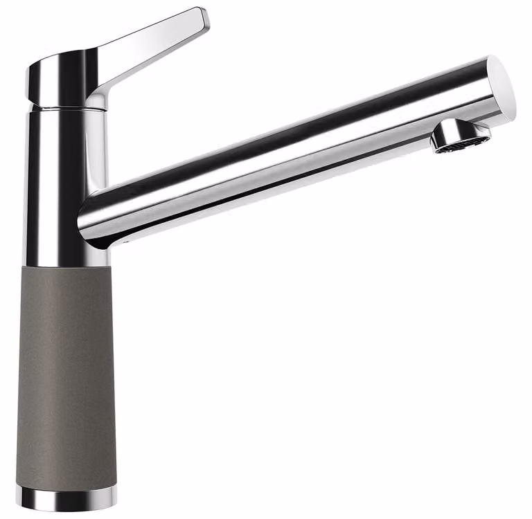 Rubinetto SCHOCK SC-510 in ASFALTO con bocca fissa / CRISTALITE® Basic Line / miscelatore monocomando