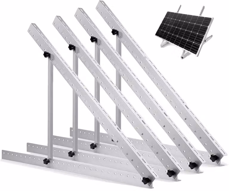Supporto per pannelli solari, inclinazione regolabile, facile installazione, confezione da 2 set