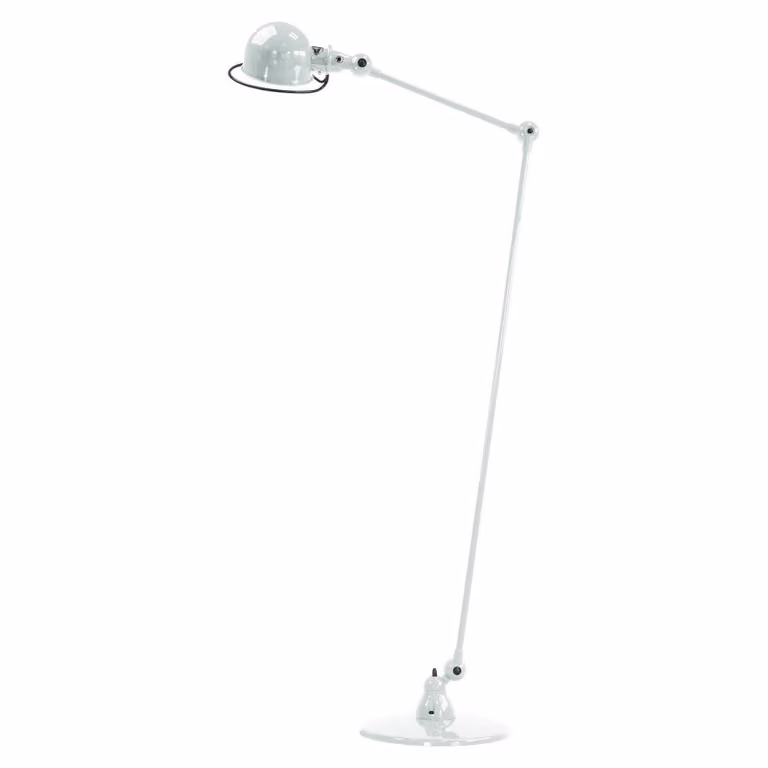 Jieldé Lampada da terra Loft D1240, Bianco / Opale, Soggiorno / Sala da pranzo, Metallo, Industriale, Lampada da terra