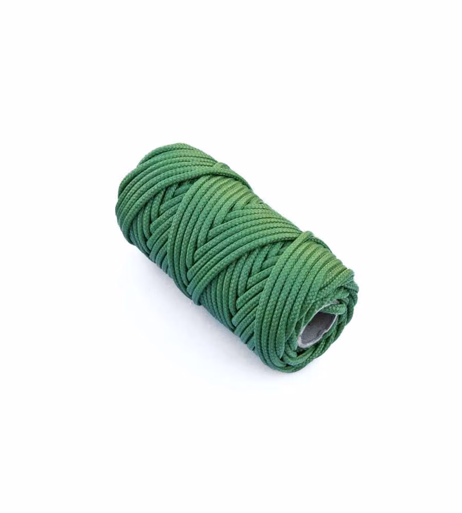 Treccia per veneziana in polipropilene Diam. 3 mm. verde chiaro 20 mt.