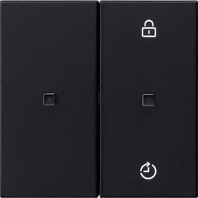 Gira Gira eNet Pannello di comando wireless Memory System 55 Nero m 5493005