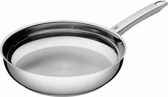 Padella in acciaio inossidabile 24 cm - non trattata, induzione, lavastoviglie, forno resistente