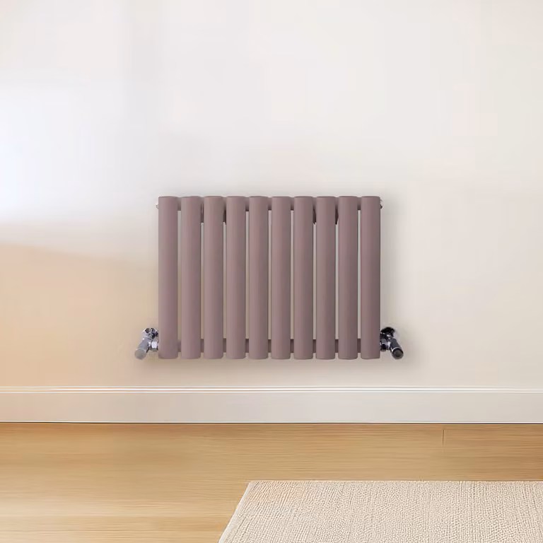 Radiatore di Design Orizzontale Viola (Dahlia Viola) - 400mm x 590mm - Pannello Doppio  - Revive