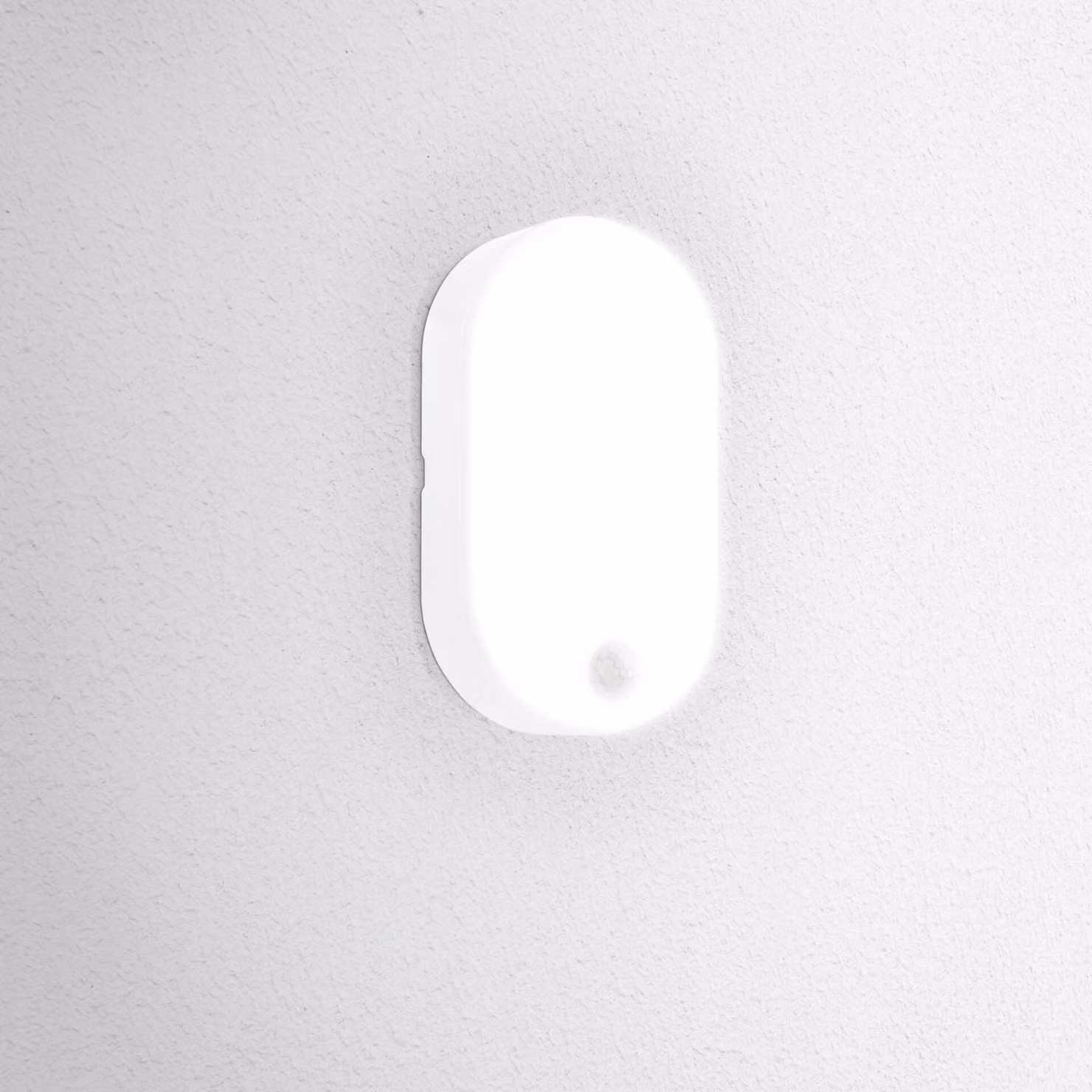 Lampada da esterno a LED CENTURY OASI CCT 14W 3000/4000/6500K IP54 bianca con sensore di movimento
