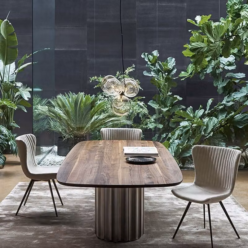 Tavolo Dorian Table Bonaldo piano a botte