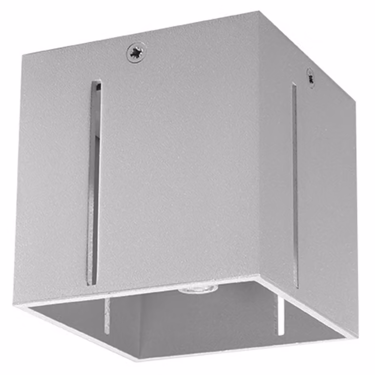 Lampada da soffitto PIXAR grigio 1xG9 8W alluminio 10x10x10cm Sollux Lighting