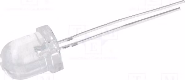 1 LED, 10000÷13000 mcd, 8 mm, OS5RPM8131A, diodo LED a foro passante (THT), 8 mm, rosso, angolo di emissione 30°