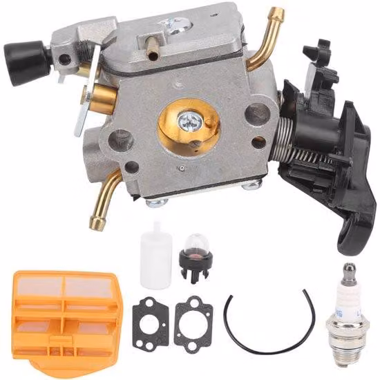 Kit carburatore per motosega a benzina, ricambio per modelli 445, 445e, 450, 450E