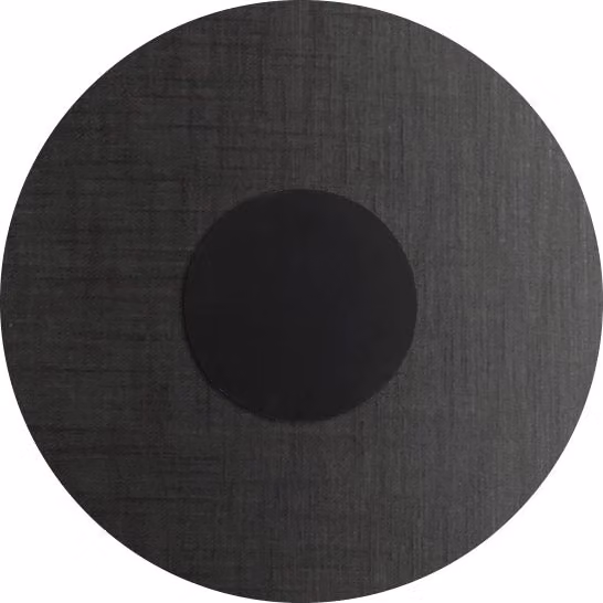 Solaris Applique da Parete Rossini Group Nera con Paralume Grigio, Illuminazione LED Design 12W 3000K CRI90 IP20