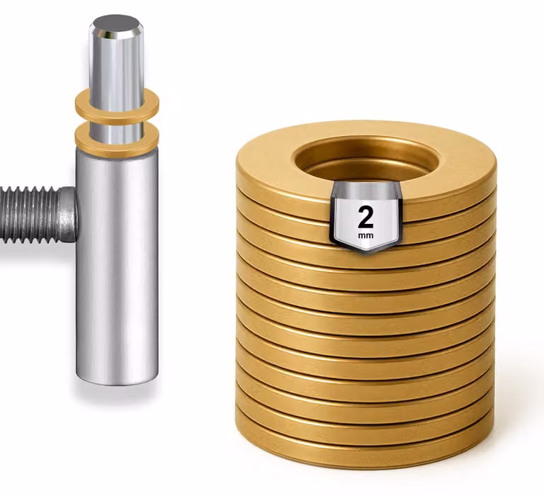 Anelli di montaggio – 20 pezzi – Rondelle di ottone per porte interne
