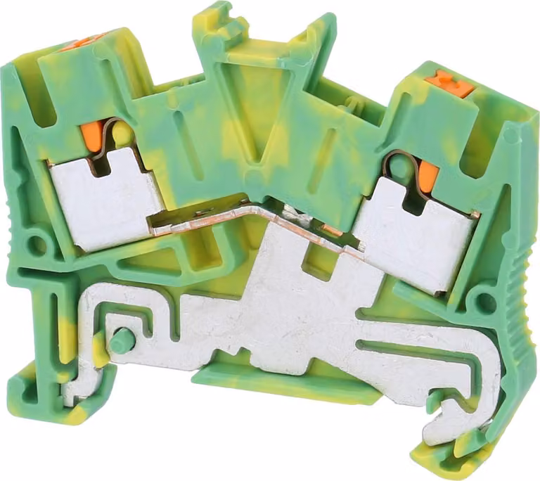 Morsetto per conduttori di protezione Phoenix Contact PTS 2,5 PE Connessione push-in Sezione rigida 0,14 mm² - 4 mm² AWG26 - AWG12 -