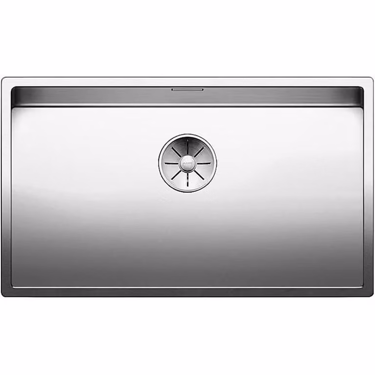 Lavello BLANCO CLARON 700-IF in acciaio inox satinato con valvola InFino® a comando manuale / vasca in acciaio inox