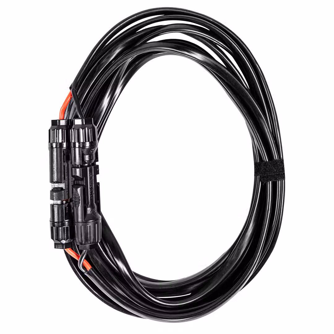 NEO TOOLS cavo di collegamento MC4 e DC 5,5*2,5 per regolatore di carica, lunghezza 2/5 m. Cavo per moduli solari portatili, cavo di prolunga per regolatore di carica di sistemi solari (lunghezza 5 m, MC4)
