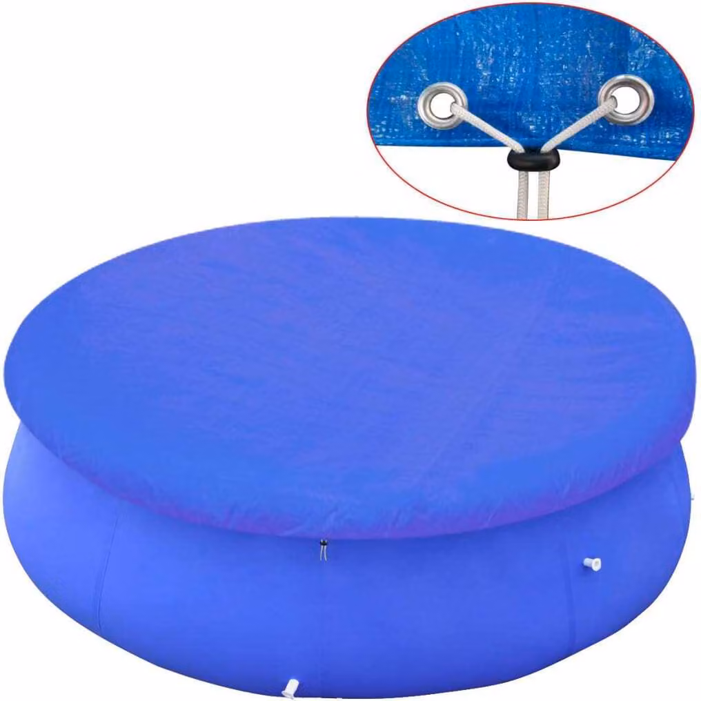 Teli di Copertura 2 pz per Piscina Fuoriterra Rotonda 450-457cm