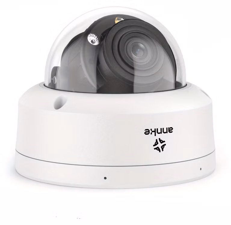 Telecamera di sicurezza – Risoluzione 4K Ultra HD – Zoom ottico 4x – Visione notturna a colori – Microfono