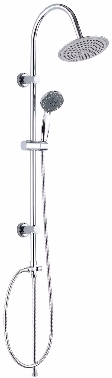 Miscelatore per doccia DP Eco, realizzato in plastica ABS, colore argento