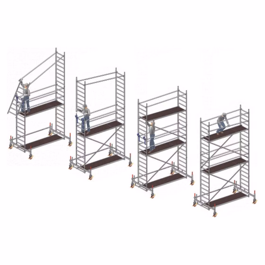 Kit di retrofit Layher P2 per ponteggio Uni Standard 1401.103
