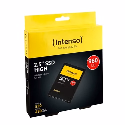 SSD Intenso 2.5 pollici 960 GB SATA III TLC Nero