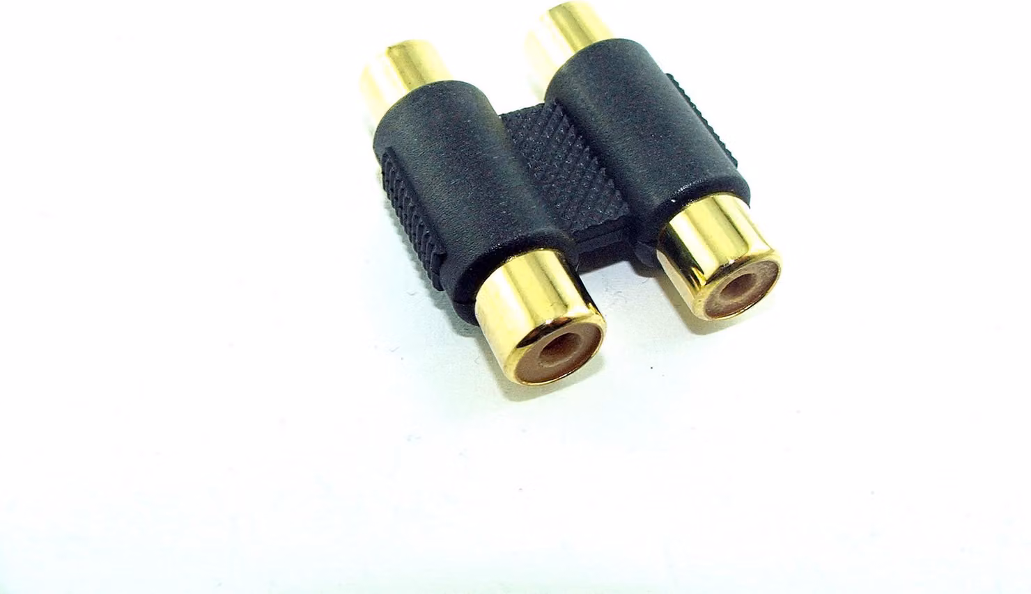 Prolunga per connettori RCA con 2 prese RCA