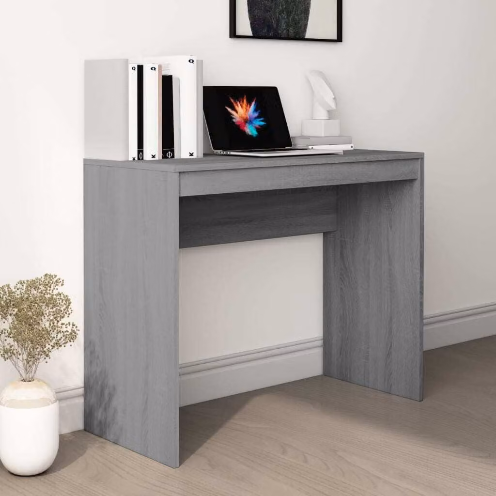 Maison Exclusive - Scrivania Grigio Sonoma 90x40x72 cm Materiale ligneo