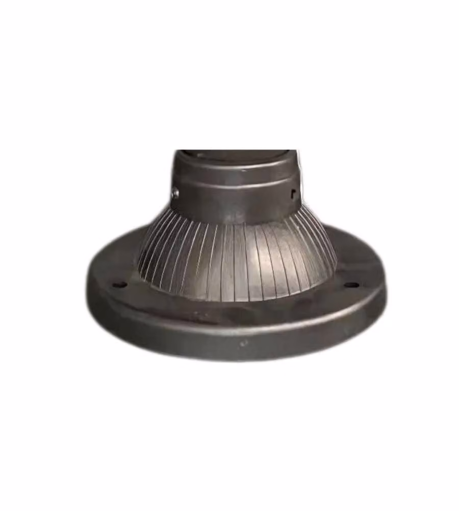 Dr.C Base per Palo Illuminazione Esterna - Nero - Termoplastico
