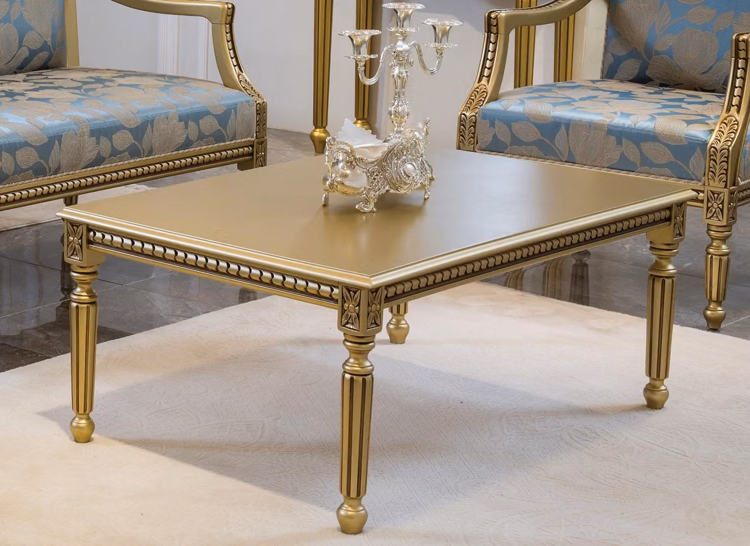 Couchtisch Beistelltisch Wohnzimmer Holz Tische Beistell Luxus Stil Tisch