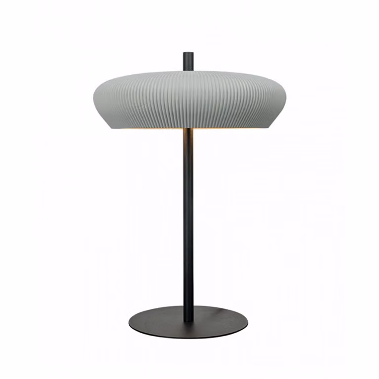 Zambelis Lampada da tavolo 2594, Alluminio / Grigio / Zincato, Soggiorno / Sala da pranzo, Gesso / Argilla, Lampada da tavolo