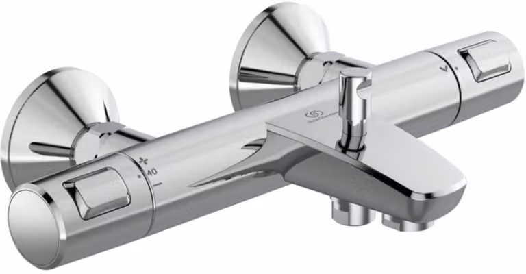 Ideal Standard Ceratherm T25 termostato per vasca da bagno con montaggio a superficie, proiezione 158 mm A7206AA Cromo