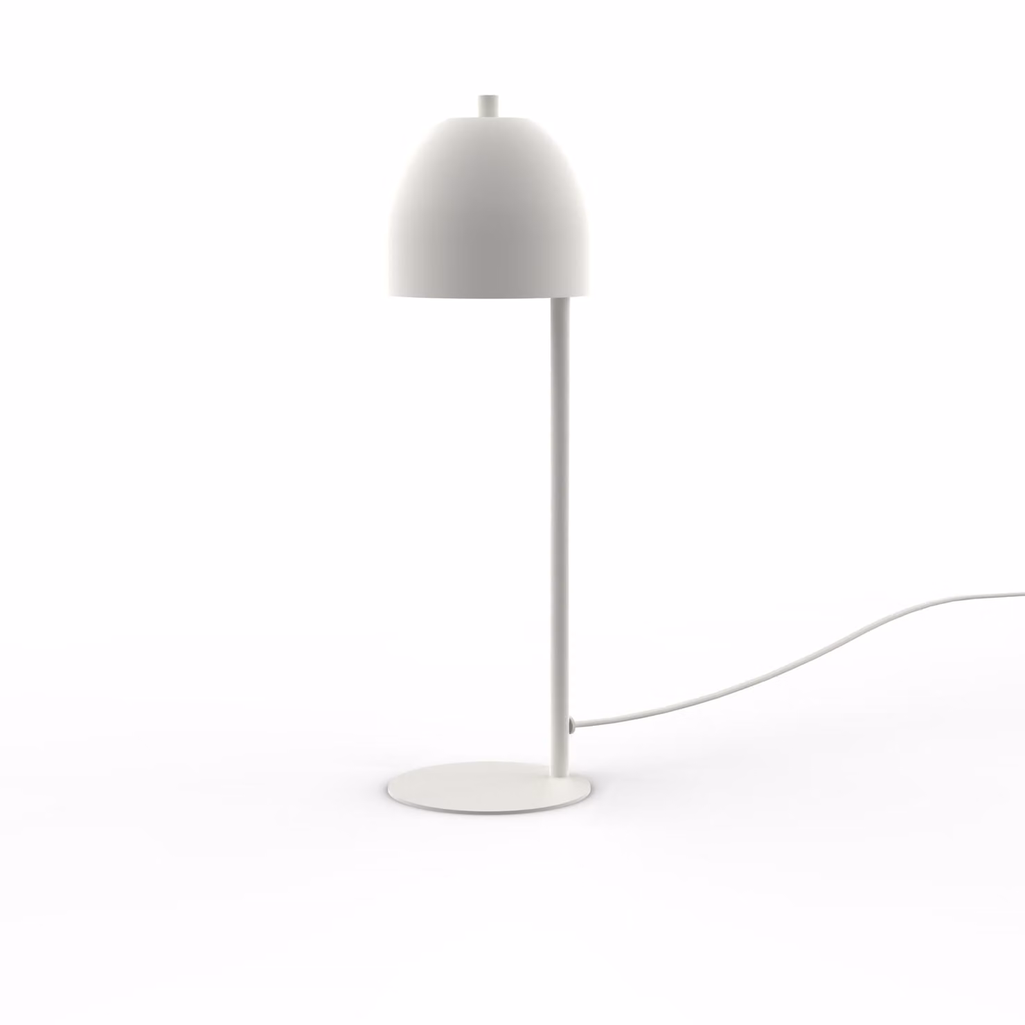 Lampada Da Tavolo Campanella Monocolore Opaca