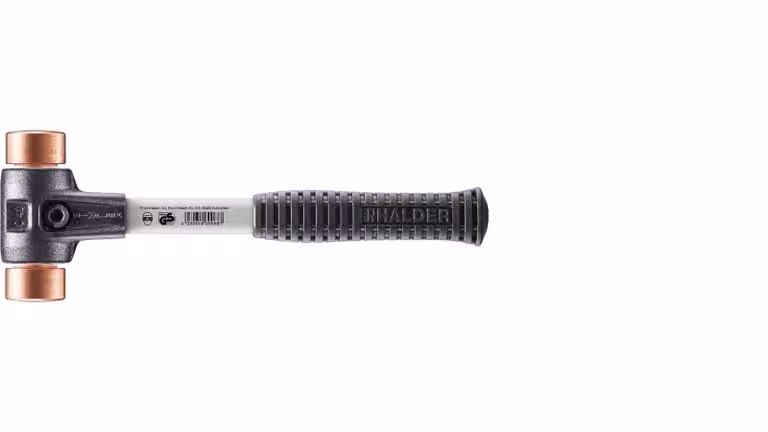 Mazza Halder soft-face 1410 g Lunghezza totale 330 mm Diametro testa 40 mm Non rilegata con inserto di impatto - 3704040