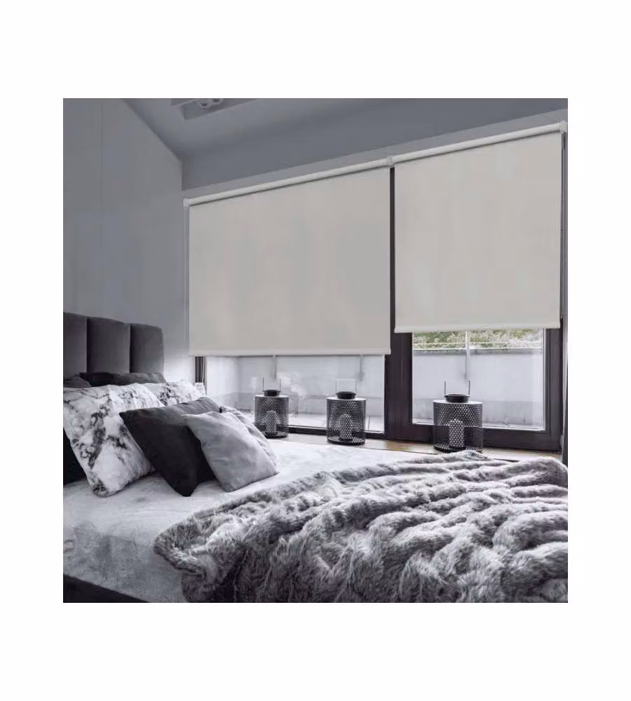 STOR PLANET Tenda oscurante avorio 160x180 cm per interni a rullo