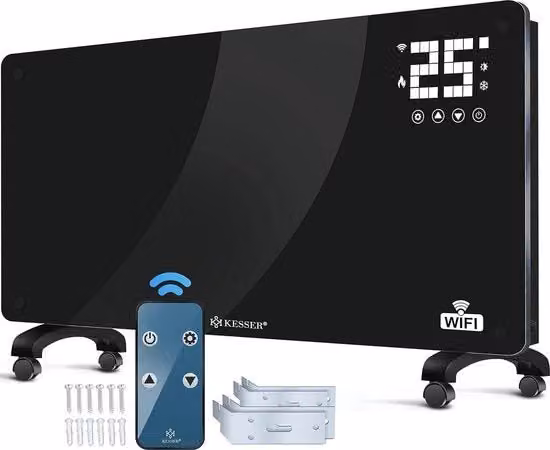 Riscaldatore a Vapore con WiFi e Comando a Distanza - 2500 Watt