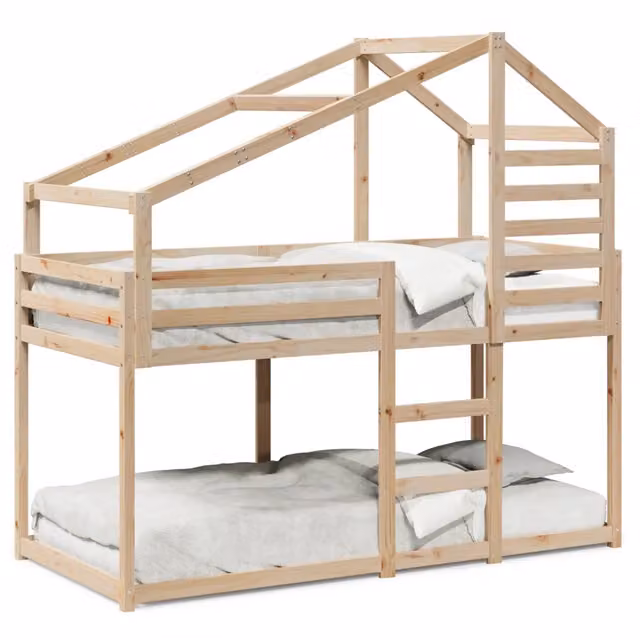 Letto singolo | Letto per adulti | Letto a Castello senza Materasso 90x190 cm Legno di Pino