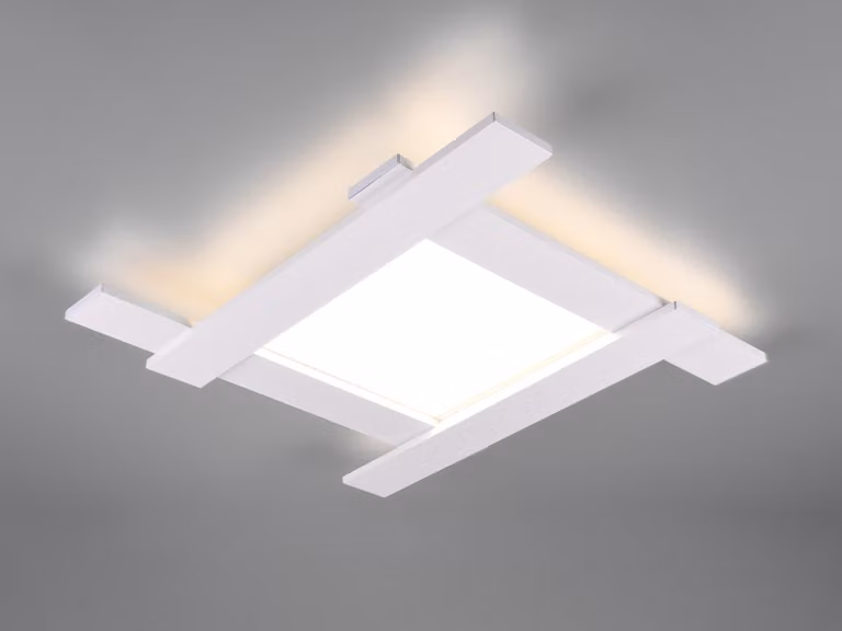 Plafoniera Trio LED bianco opaco