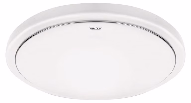 Strühm 04319 Lampada da parete e soffitto «SOLA LED C SLIM MVS» con sensore di movimento, 14 W, bianco neutro, IP44, 910 lm