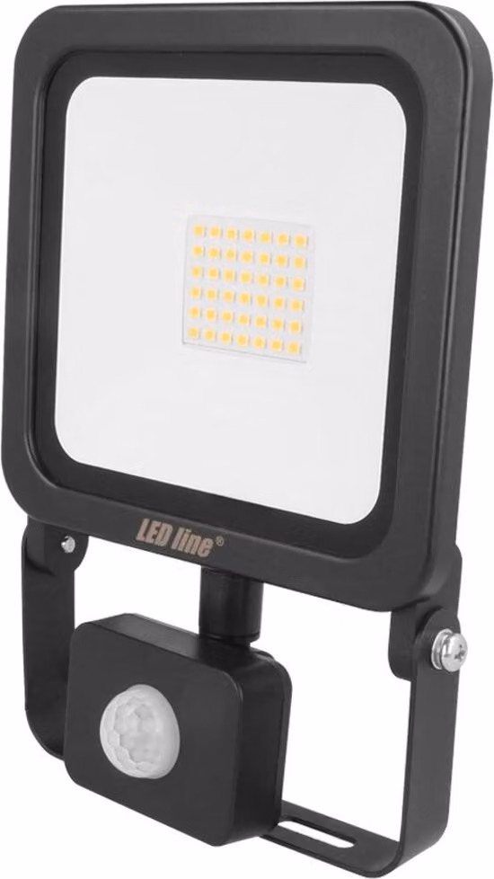 Proiettore a LED PHOTON IP65 Impermeabile Faretto 30W Bianco neutro 4000K 2400LM Con rilevatore di movimento Faretto per interni ed esterni