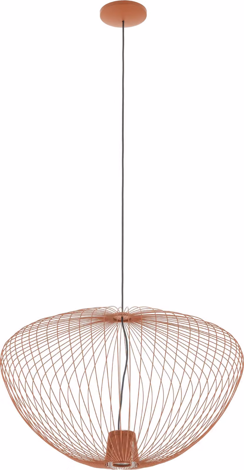 Lampada a sospensione Nowodvorski Pumpkin 1 GU10 in terracotta