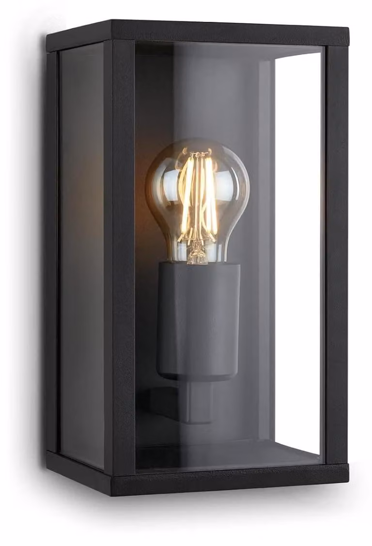 Briloner Leuchten LUANDA - Lampada da parete e soffitto - 3638015 - Protezione dagli spruzzi d'acqua IP44 - Attacco E27 - 26 x 14 x 13,5 cm