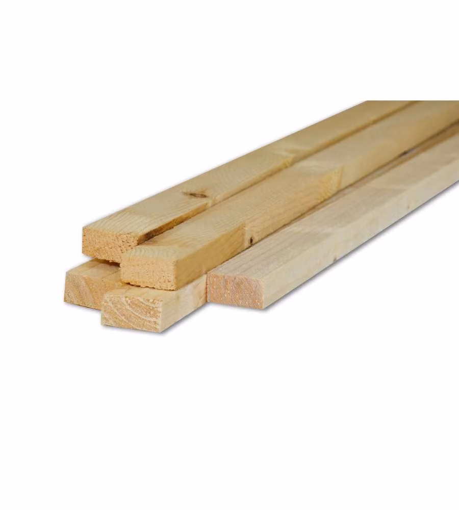 Pircher Listello grezzo in abete 15x30x2000 mm per fai-da-te e bricolage