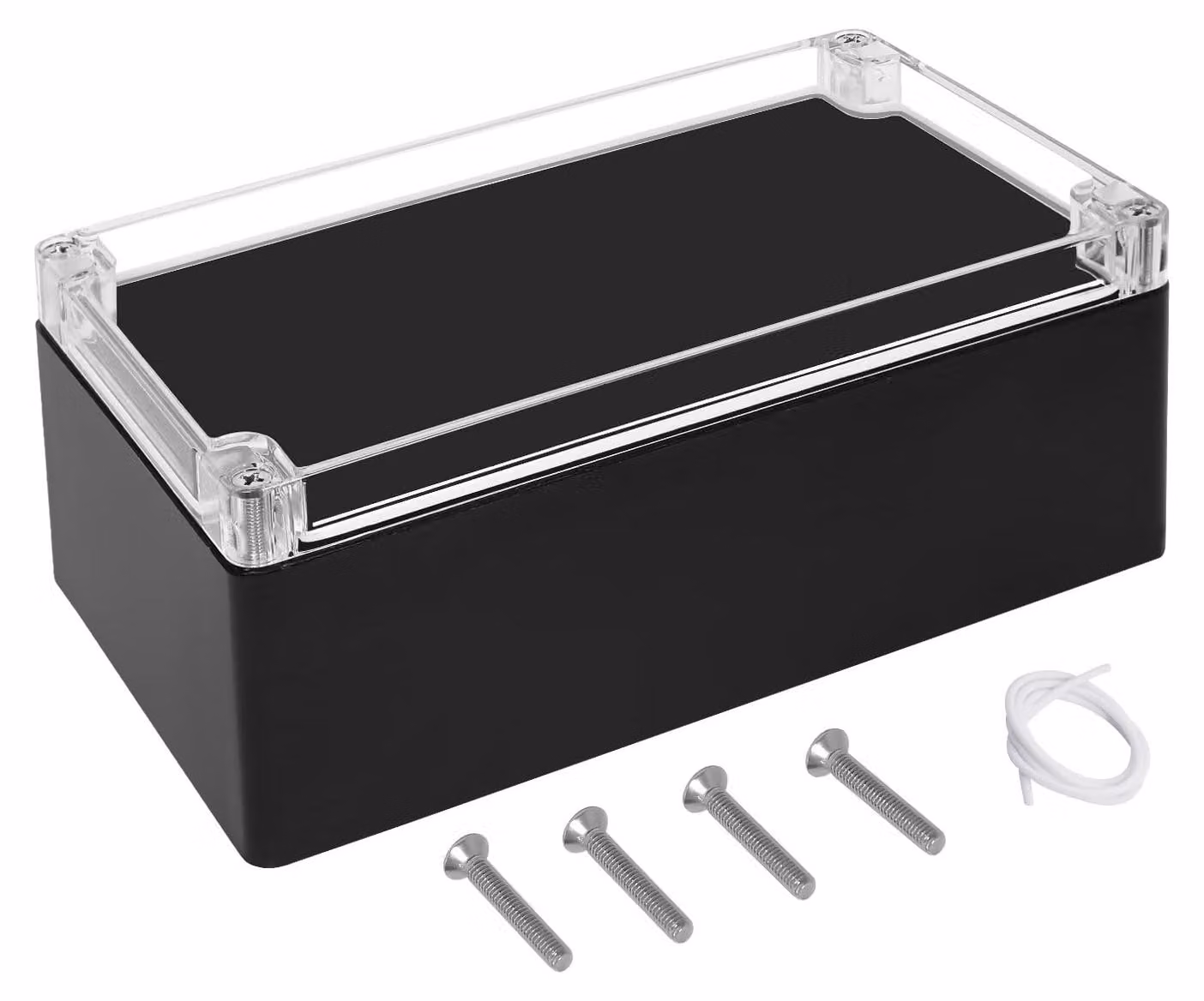 Scatola di derivazione impermeabile IP65, realizzata in ABS, dimensioni 200 × 120 × 75 mm
